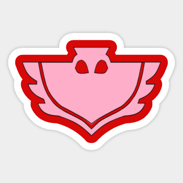 Pj Masks Owlette Logo Catboy Sticker TeePublic